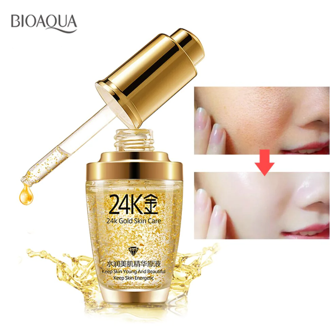 Serum Facial 24k Gold Colágeno Antiedad Bioaqua